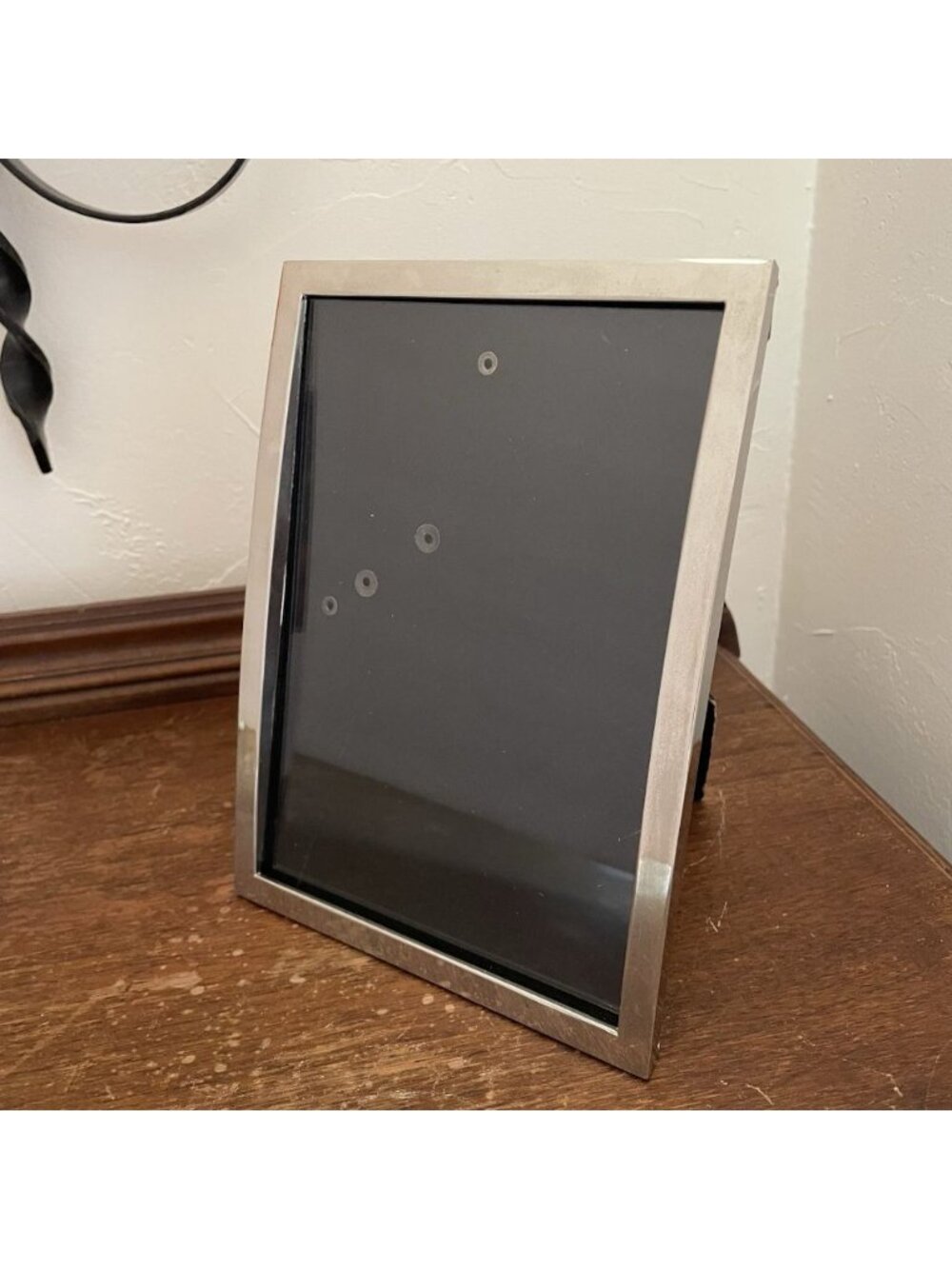 Umbra Silver Chrome Picture Frame 5”x7” Photo Contemporary Modern Mid Century